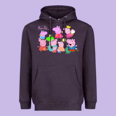 Peppa Pig Heavyweight Hoodie Designed By Artisfamous