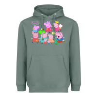 Sage Peppa Pig Heavyweight Hoodie - artisFamous