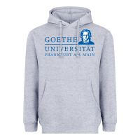 Heather Grey Goethe University Frankfurt Am Main Heavyweight Hoodie - artisFamous