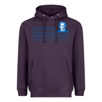 Plum Goethe University Frankfurt Am Main Heavyweight Hoodie - artisFamous