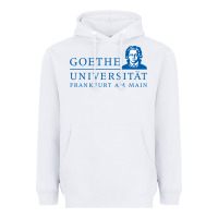 White Goethe University Frankfurt Am Main Heavyweight Hoodie - artisFamous