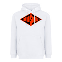 White Rotosound Heavyweight Hoodie - artisFamous