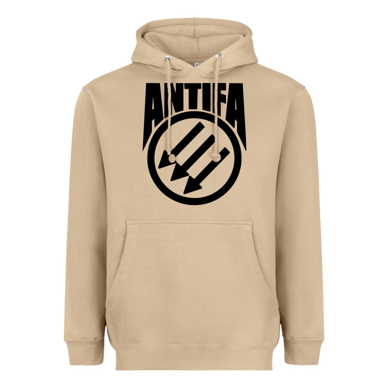 Anti Blue Check Action Heavyweight Hoodie by artisFamous | Teevron