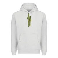 Dove Grey saguaro cactus Premium Hoodie - LillyAllenDesigns