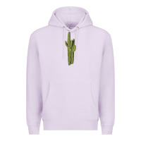 Lilac saguaro cactus Premium Hoodie - LillyAllenDesigns