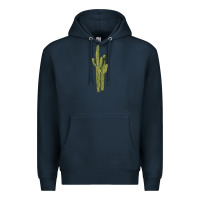 Navy saguaro cactus Premium Hoodie - LillyAllenDesigns