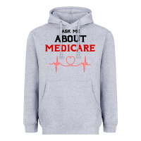 Heather Grey ask me about medicare Heavyweight Hoodie - artisFamous