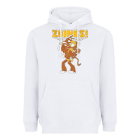 White zoinks Heavyweight Hoodie - artisFamous