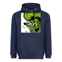 Navy rat fink Heavyweight Hoodie - artisFamous