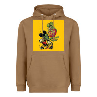 Toasted Coconut rat fink 02 Heavyweight Hoodie - artisFamous