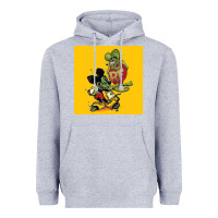 Heather Grey rat fink 02 Heavyweight Hoodie - artisFamous