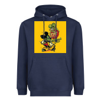 Navy rat fink 02 Heavyweight Hoodie - artisFamous