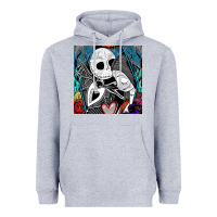 Heather Grey the nightmare before christmas 2 Heavyweight Hoodie - artisFamous