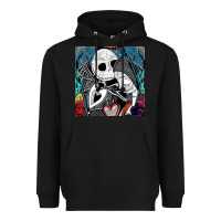 Black the nightmare before christmas 2 Heavyweight Hoodie - artisFamous