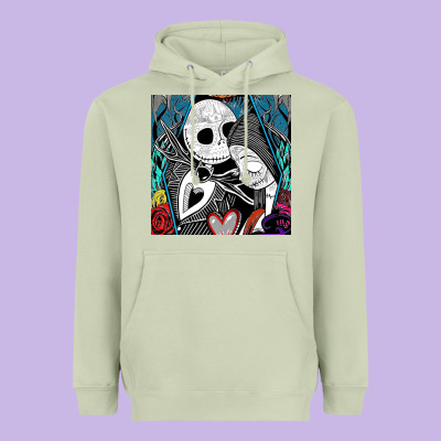 The Nightmare Before Christmas 2 Heavyweight Hoodie Designed By Artisfamous