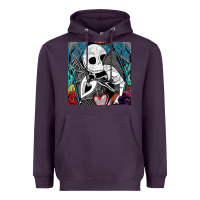 Plum the nightmare before christmas 2 Heavyweight Hoodie - artisFamous