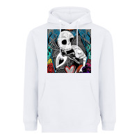 White the nightmare before christmas 2 Heavyweight Hoodie - artisFamous
