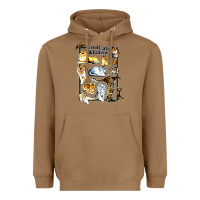 Toasted Coconut cool cats and kittens Heavyweight Hoodie - artisFamous