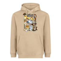 Mushroom cool cats and kittens Heavyweight Hoodie - artisFamous