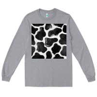 Heather Grey cow seamless pattern Long Sleeve Tee - BundleAndBundleShop