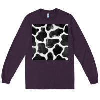 Plum cow seamless pattern Long Sleeve Tee - BundleAndBundleShop