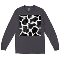 Smoke cow seamless pattern Long Sleeve Tee - BundleAndBundleShop