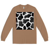 Toasted Coconut cow seamless pattern Long Sleeve Tee - BundleAndBundleShop