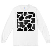 White cow seamless pattern Long Sleeve Tee - BundleAndBundleShop