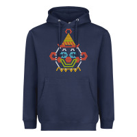 Navy lite brite Heavyweight Hoodie - artisFamous