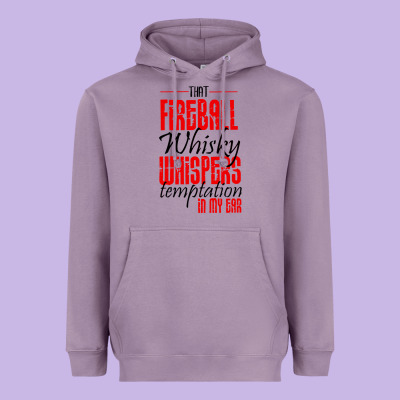 Fireball Whisky Whispers Heavyweight Hoodie Designed By Artisfamous
