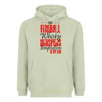 Matcha fireball whisky whispers Heavyweight Hoodie - artisFamous