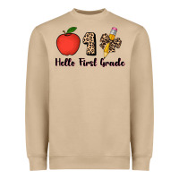 Mushroom hello first grade leopard 3200x2400 Heavyweight Sweatshirt - AdoDesignShop