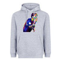 Heather Grey LIONEL MESSI Heavyweight Hoodie - artisFamous