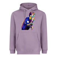 Lavender LIONEL MESSI Heavyweight Hoodie - artisFamous
