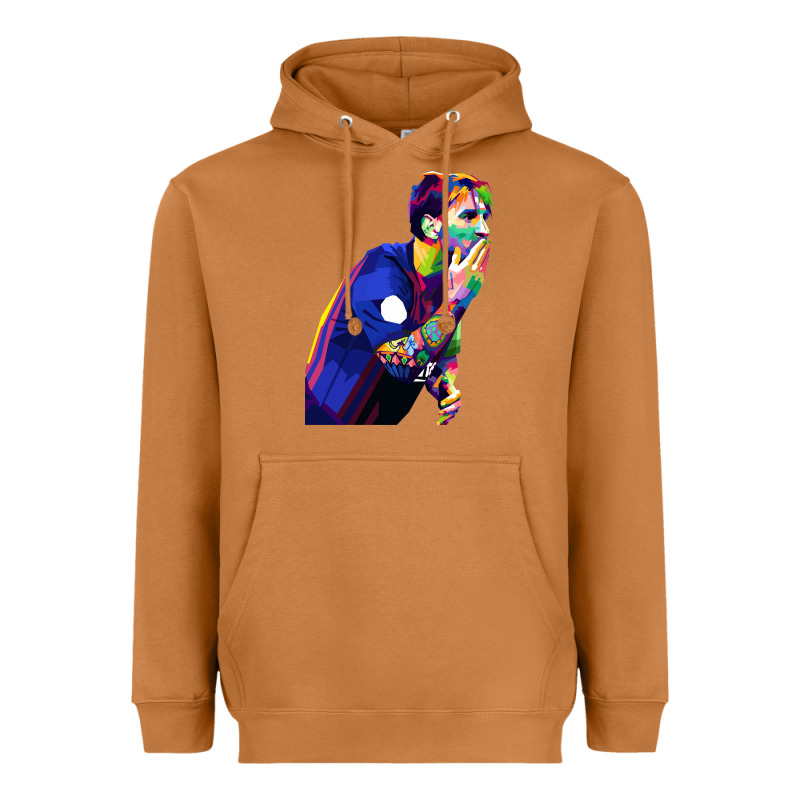 Lionel Messi Heavyweight Hoodie by artisFamous | Teevron