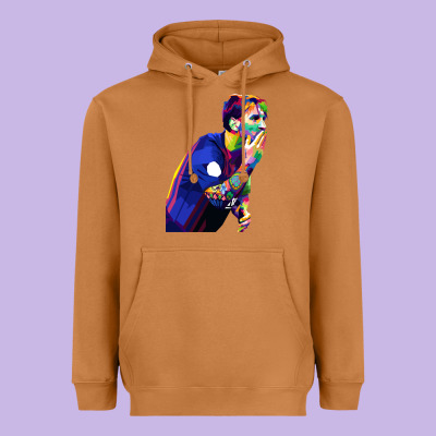 Lionel Messi Heavyweight Hoodie Designed By Artisfamous