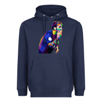 Navy LIONEL MESSI Heavyweight Hoodie - artisFamous