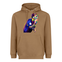 Toasted Coconut LIONEL MESSI Heavyweight Hoodie - artisFamous