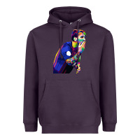 Plum LIONEL MESSI Heavyweight Hoodie - artisFamous