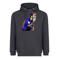 Smoke LIONEL MESSI Heavyweight Hoodie - artisFamous