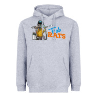 Heather Grey fabrats Heavyweight Hoodie - artisFamous