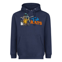 Navy fabrats Heavyweight Hoodie - artisFamous