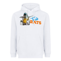 White fabrats Heavyweight Hoodie - artisFamous