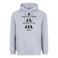 Heather Grey attempted murder cute Heavyweight Hoodie - artisFamous