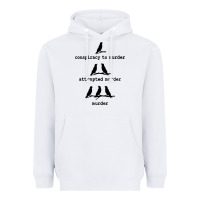 White attempted murder cute Heavyweight Hoodie - artisFamous