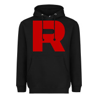 Black r is team rocket Heavyweight Hoodie - artisFamous