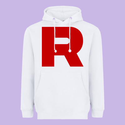 R Is Team Rocket Heavyweight Hoodie Designed By Artisfamous