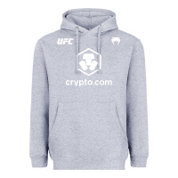 Heather Grey crypto Heavyweight Hoodie - artisFamous