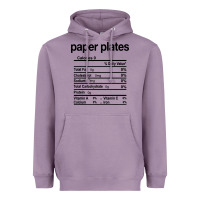 Lavender paper plates nutrition facts funny thanksgiving christmas Heavyweight Hoodie - artisFamous