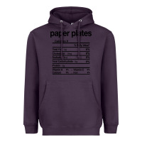 Plum paper plates nutrition facts funny thanksgiving christmas Heavyweight Hoodie - artisFamous